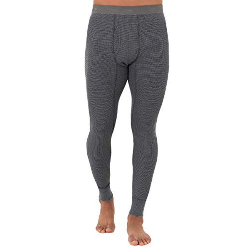 Fruit of the Loom mens Recycled Waffle Thermal Underwear Set (Top and Bottom)