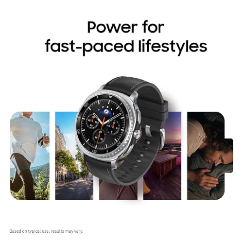 Samsung Galaxy Watch 8 Classic (2025) 46mm Bluetooth Smartwatch, Cushion Design, Rotating Bezel, Quick Button, Sleep Coach...