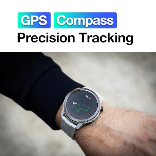 AGM Legion Rugged GPS Smartwatch, 5ATM Waterproof, Shockproof & Drop-proof, 100+ Sports Modes, Bluetooth Calling, Compass,...
