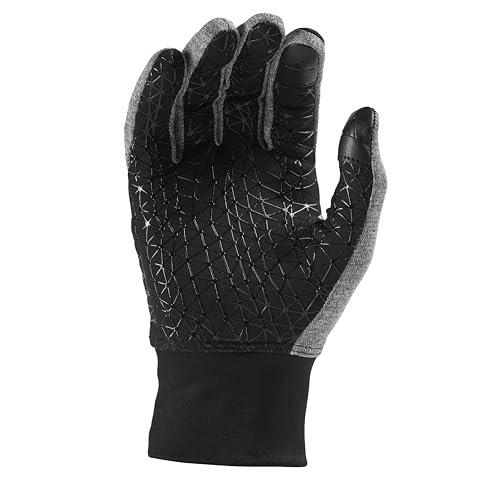 adidas Winter Performance VELOCITY Running Reflective Gloves, Black/Gray
