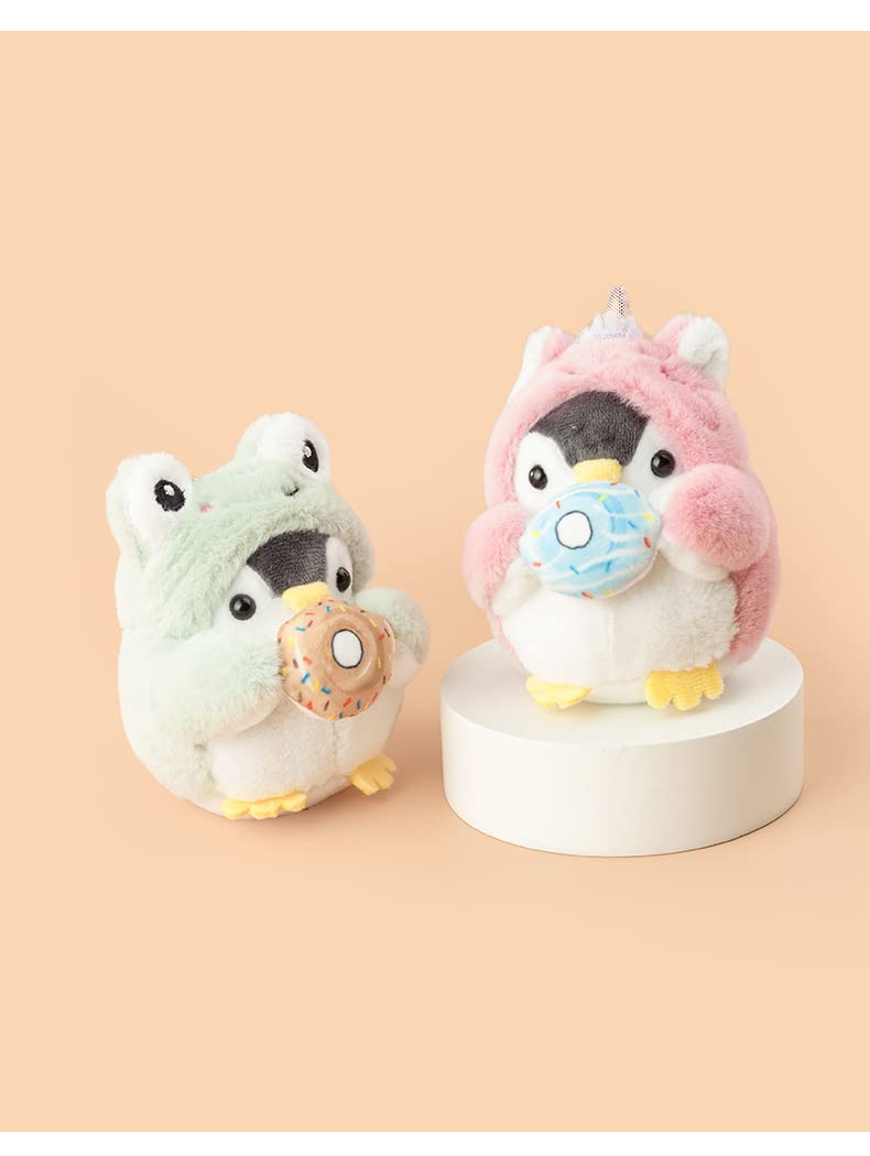 BONICI Men Women Creative Cute Lovely Cosplay Costume Play Changing Clothes Donut Penguin Pendant Keychain Key-Chains Keyring Gift Pendant Handbag Tote Purse Backpack Decoration Car Key -Unicorn