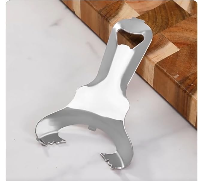2 Pack Mason Jar Opener for Canning Lids, Stainless Steel Multifunctional Jar Lid Opener for Sealed Lids