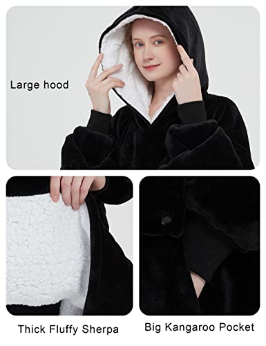 KFUBUO Heated Electric Wearable Blanket Throw Battery Operated Portable USB Cordless Outdoor Hoodie Sweatshirt