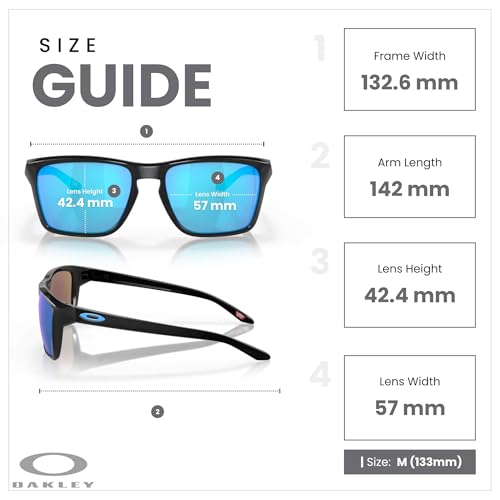 Oakley Sylas OO9448 Rectangle Sunglasses for Men+ Bundle Accessory Leash Kit, Microfiber Pouch