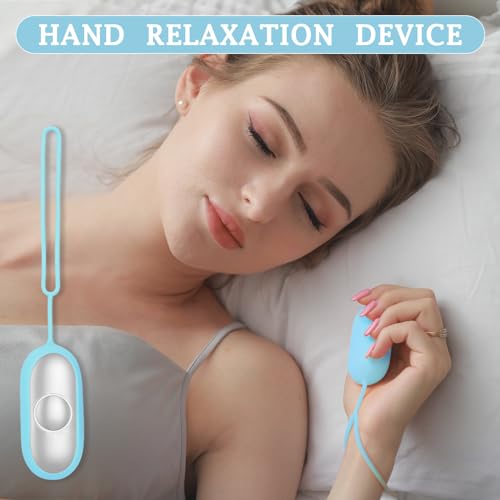 GOQELK Compact Handheld Sleep Device - Relaxation Tool for Improved Sleep, Mood & Focus, Adjustable Massage Intensity, Por...