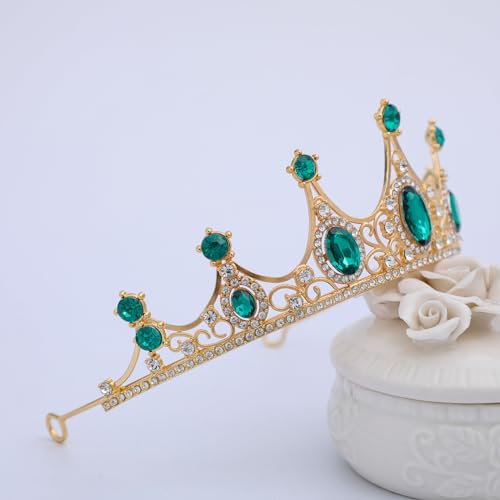 FORSEVEN Crystal Tiaras Birthday Crown for Women Wedding Rhinestones Princess Party Headbands Hair Accessories for Women H...