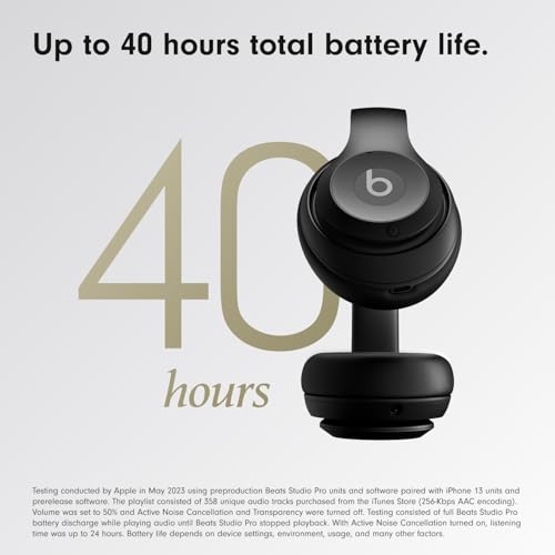 Beats Studio Pro - Premium Wireless Over-Ear Headphones- Up to 40-Hour Battery Life, Active Noise Cancelling, USB-C Lossle...