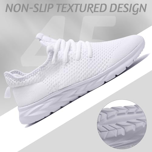 Womens Running Shoes Lightweight Tennis Shoes Slip On Walking Shoes Breathable Sneakers for Gym Travel Work