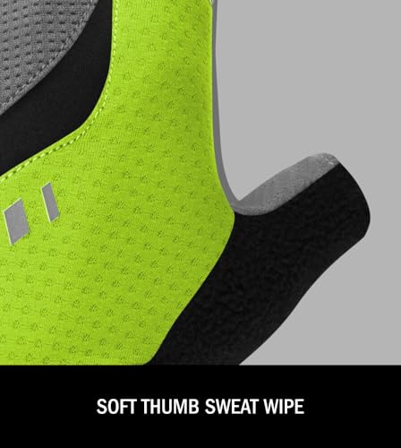 AERO|TECH|DESIGNS | Lightweight Cycling Gloves | Breathable Padded Palm Fingerless Glove