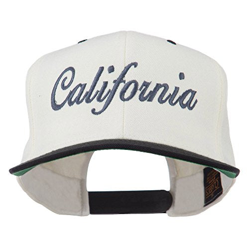 e4Hats.com California Embroidered Snapback Cap