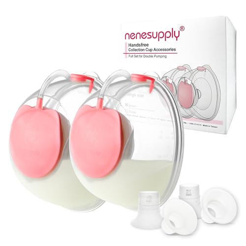 Nenesupply Handsfree Wearable Breastmilk Collection Cara Cups Caracups Compatible with Spectra S1 S2 9 Plus Lansinoh Breas...