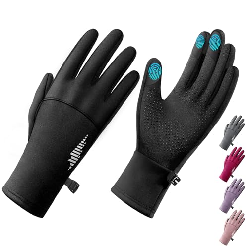 SIMARI Winter Gloves for Women, TouchScreen Water-Resistant Warm Thermal Gloves for Cold Weather, Running Hiking Driving