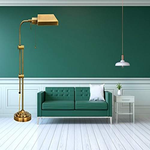 Cal Lighting BO-117TB-AB Table Lamp, Antique Brass, Metal, 4.3x22.5x17.3 inches