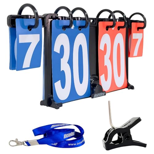 Boardee Portable Scoreboard – Wearable Attachable Tabletop Score Keeper for Volleyball, Beach Volleyball, Cornhole, Tenni...