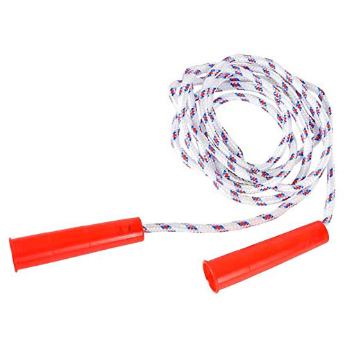 The Dreidel Company Durable Jump Ropes for Kids, Nylon with Plastic Handles, Indoor & Outdoor Skipping Activity, Party Fav...