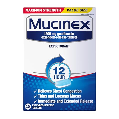 Mucinex Max Strength SE Tablets, 48-Count