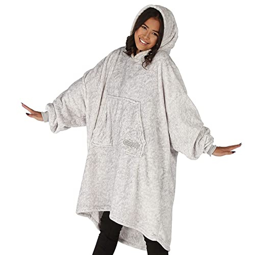 THE COMFY Dream | Lightweight Microfiber Fleece Wearable Blanket, Oversized Design Hood & Pocket from Shark Tank, Cozy Gifts