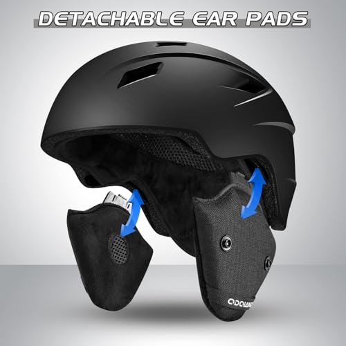 Odoland Ski Helmet and Goggles Set, Snowboard Helmet Glasses for Men, Women & Youth - Shockproof/Windproof Gear for Skiin...