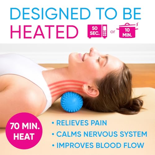 Dr. Cohen’s Heatable Deep Tissue Massage Ball - acuBall Trigger Point Massage Therapy for Myofascial Release and Exercise...