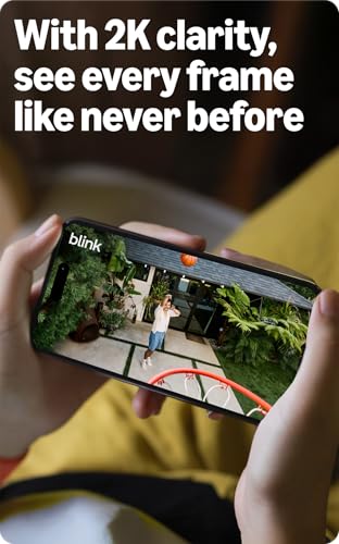 Blink Outdoor 2K+ (newest model) — Wireless smart security camera, 2K video resolution, enhanced audio, two-year battery. ...