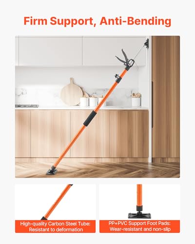 VEVOR Cabinet Jack Support Pole, 4-Pack, 45.7-114.2 Inch Steel Telescopic Quick Support Rod, Adjustable 3rd Hand System up...