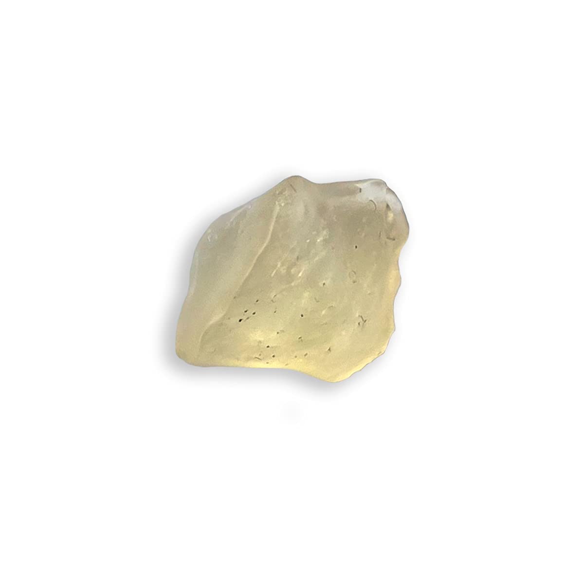 Starborn Golden Tektite Libyan Desert Glass 10-25 Carat Stone - One Piece