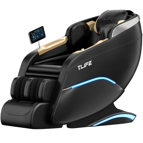 TLIFE Massage Chair Full Body, 160°Zero Gravity Recliner with Body Scan, 50" SL-Track Shiatsu Massage Chair, Fixed Point M...