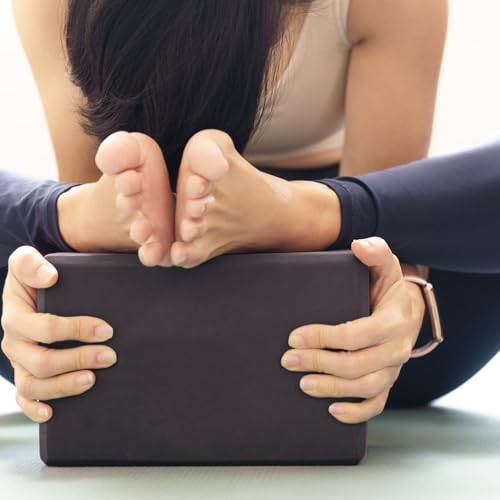 Yoga Blocks 2 Pcs, 9"x6"x3" Yoga Brick Foam Blocks EVA Foam Block Yoga Props Accessories for Yoga Pilates Stretching and M...