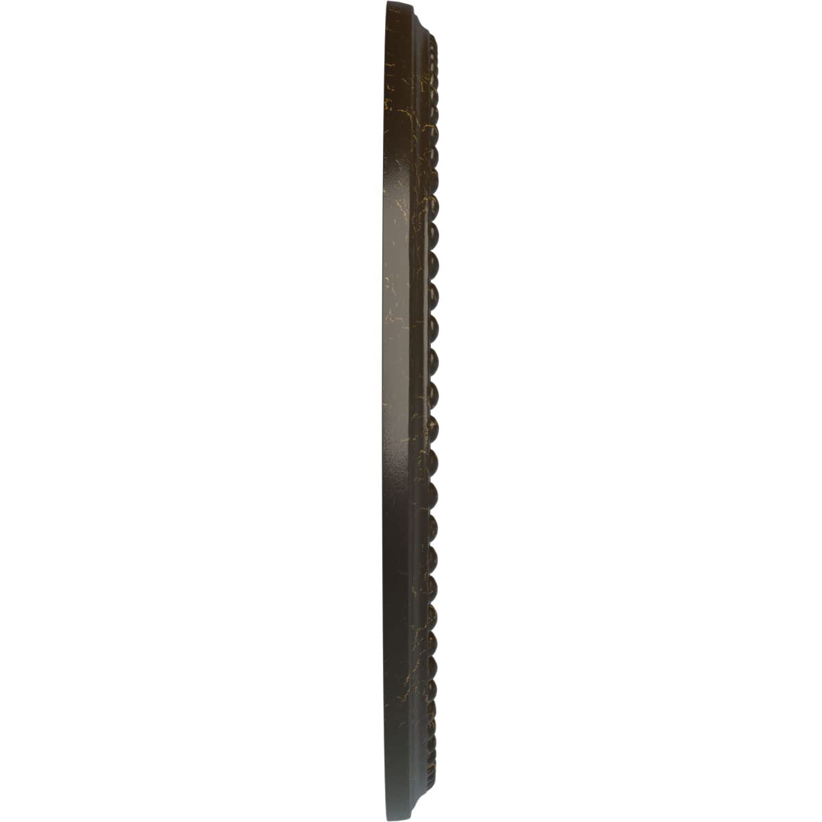 Ekena Millwork Cm12Brshc 12-1/2 X 3-7/8 X 3/4 Bradford Ceiling Medallion, Stone Hearth Crackle