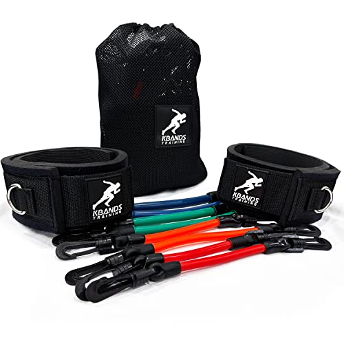 Kbands | Speed and Strength Leg Resistance Bands | Includes Speed 101 and Agility FX Digital Training Programs - Sizes for...