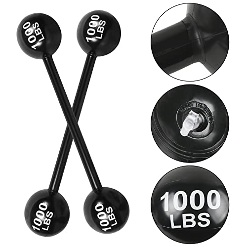 Giant Inflatable Dumbbell Barbell,Funny Carnival Circus Decorations Birthday Halloween Strongman Party Decorations Fake We...