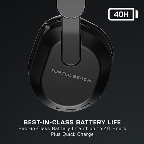 Turtle Beach Stealth 500 Wireless Amplified Gaming Headset for PS5, PS4, PC, & Mobile – 40-Hr Battery, Bluetooth, Memory F...