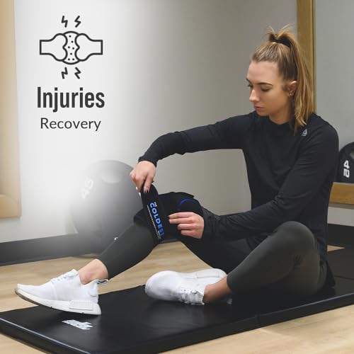 The Coldest Knee Ice Pack Wrap, Hot and Cold Therapy - Reusable Compression Best for Meniscus Tear, Injury Recovery, Bursi...
