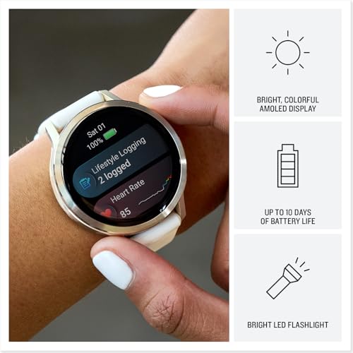 Garmin Venu® 4, 41mm, Advanced Health and Fitness GPS Smartwatch, Bright and Colorful Display, Built-in Flashlight, 10 Day...