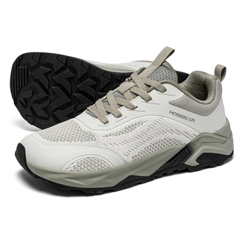 HOBIBEAR Men’s Running Shoes Wide Toe Box Zero Drop Sneakers Lightweight Breathable