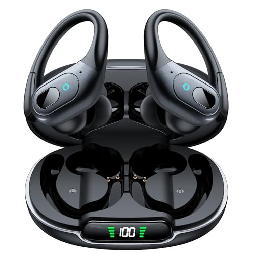 occiam Active Noise Cancelling Earbuds Wireless Bluetooth Headphones Ear Buds 90Hrs Playback Stereo Bass Earphones with Mi...