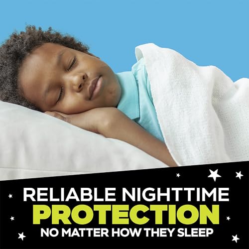 Ninjamas Boys Bedwetting Nighttime Underwear, Size L Pull Ups for Boys (64-95+ lbs), 68 Count, Training Pants, Overnight U...