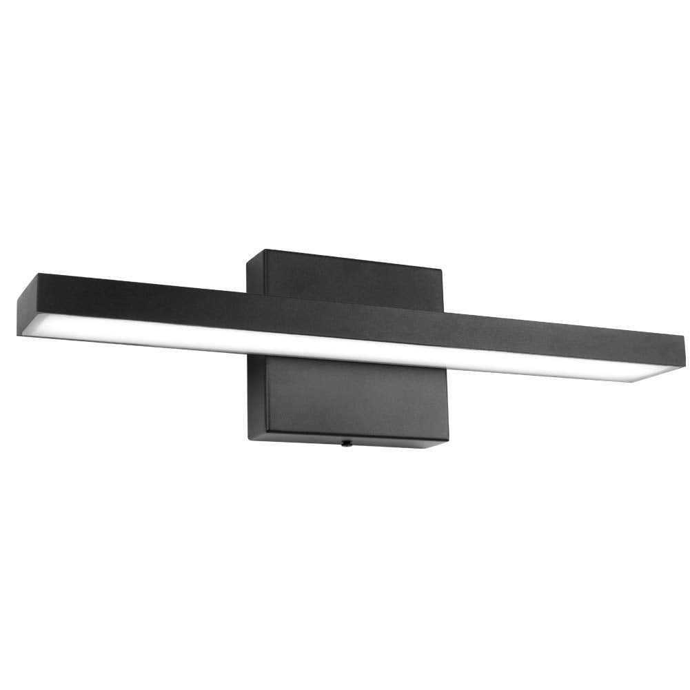 Ralbay Modern Led Vanity Light, 15.7 Inch, 12W Frosted Aluminum, Non-Dimmable Cool White 6000K For Bathroom Lighting Fixtures
