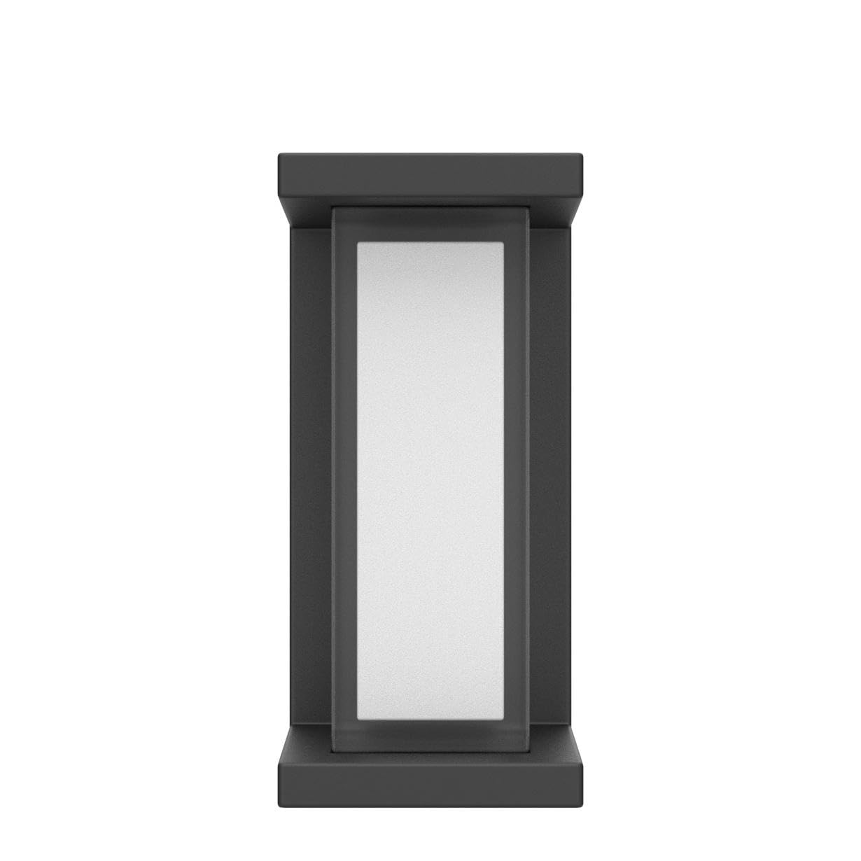 Juyace Outdoor Porch Lights Wall Mount 18W 1800Lm Aluminum Black Warm White 2 Pack