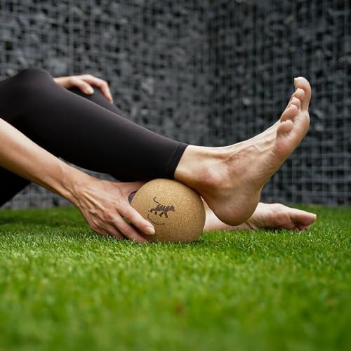 Tiger Tail ReGreen Tiger Ball 5.0 Cork - Deep Tissue Massage Ball – Trigger Point Massage Therapy: Relief for HIPS, Glute...