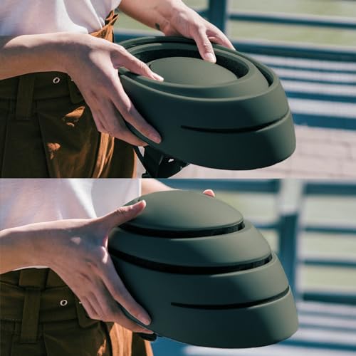 CLOSCA. Foldable Helmet. The Bike Helmet for Women and Men. Certificate for Bicycle, Scooter, Electric Bicycle, Inline Ska...