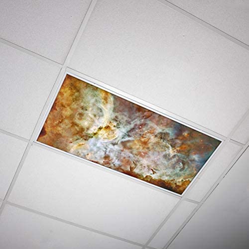 OCTO LIGHTS Fluorescent Light Cover Backlit Film Insert 2x4in Carina Nebula Model 010, Pack of 1
