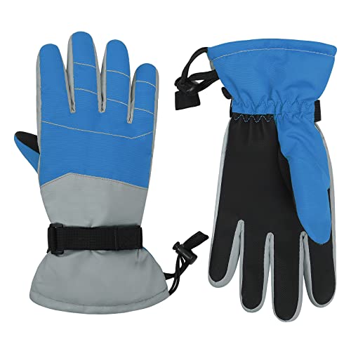 American Trends Kids Waterproof Winter Gloves Warm Snow Gloves Boys Girls Ski Gloves Toddler Mittens Windproof