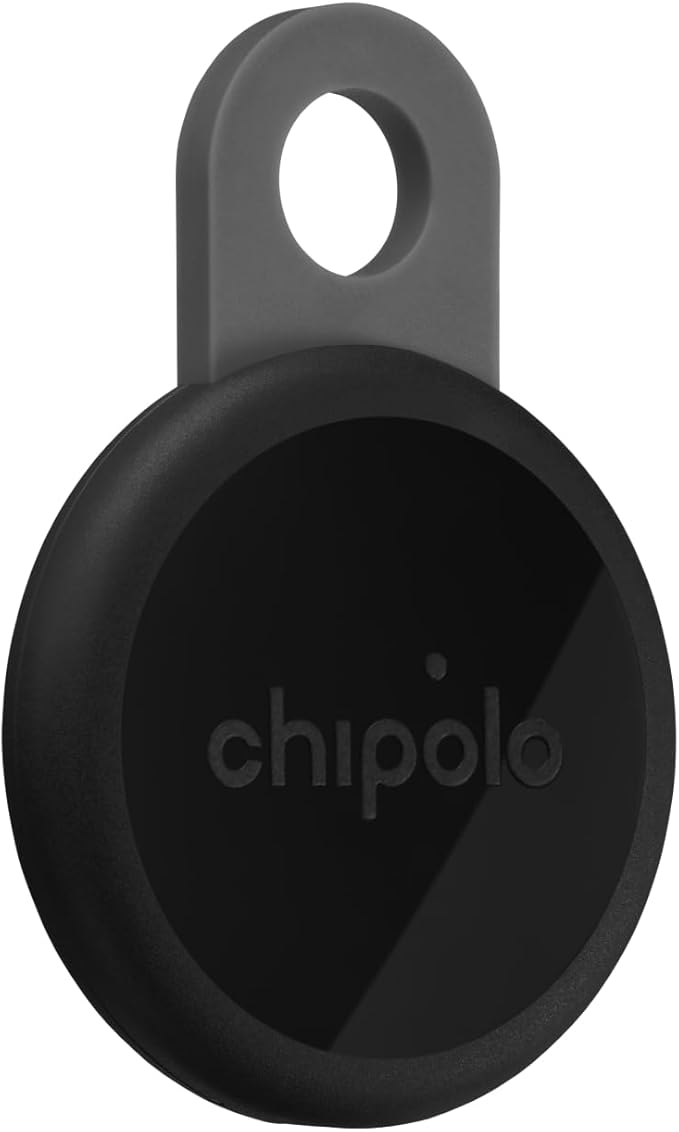 Chipolo LOOP - Rechargeable Bluetooth Tracker for Key and Pocket Location, Compatible with Apple or Google, Call Your Phon...