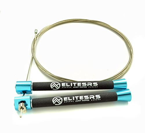 Bare Wire Replacement Jump Rope Speed Cable - 1/16" Stainless Steel Cable - 10ft Long USA Made Cord for Fastest Speed - Co...