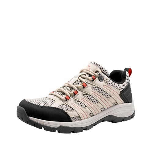 NORTIV 8 Women's Hiking Shoes Lightweight Breathable Mesh Walking Sneakers Outdoor Work Shoes Wander