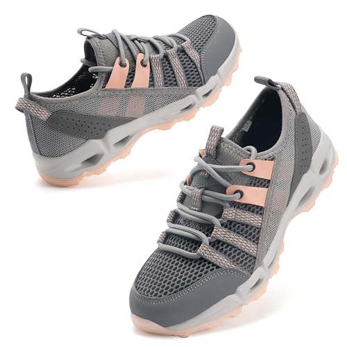 ziitop Womens Hiking Water Shoes for Women Quick Dry Outdoor Sport Sneakers Non Slip Lightweight Breathable Summer Trekkin...