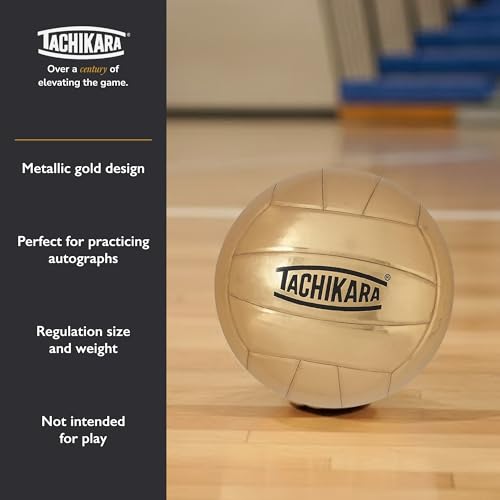 Tachikara Metallic Gold Autograph Volleyball
