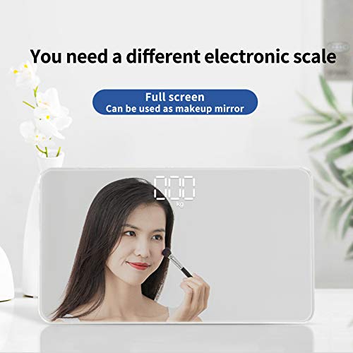 Travel Scale for Body Weight, Venugopalan Small Portable Body Weight Scales Digital Bathroom Mirror Scale Mini Electronic ...