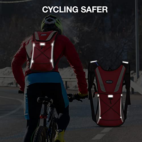 KUYOU Running Hydration Vest - Lightweight Insulated Hydration Backpack with 2L Water Bladder, Adjustable Chest Straps and...